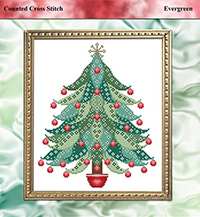 Colorful Christmas Trees Evergreen