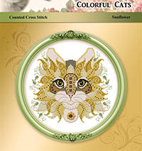 Colorful Cats - Sunflower