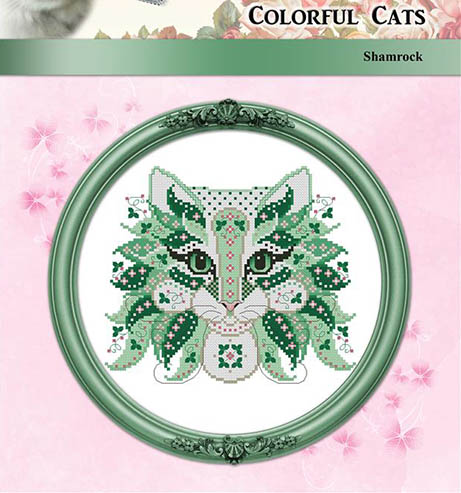 Colorful Cats - Shamrock