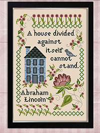 Inspirational Samplers A House Divided