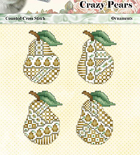 Crazy Pears Ornaments