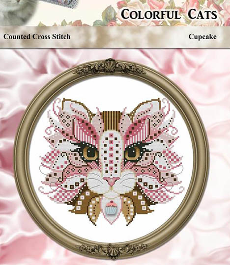 Colorful Cats - Cupcake