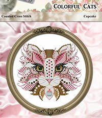 Colorful Cats - Cupcake