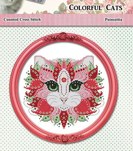 Colorful Cats - Poinsettia