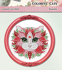 Colorful Cats - Poinsettia