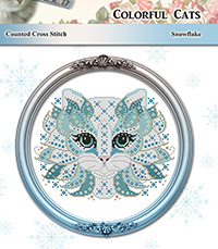 Colorful Cats - Snowflake