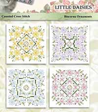 Little Daisies Biscornu Ornaments