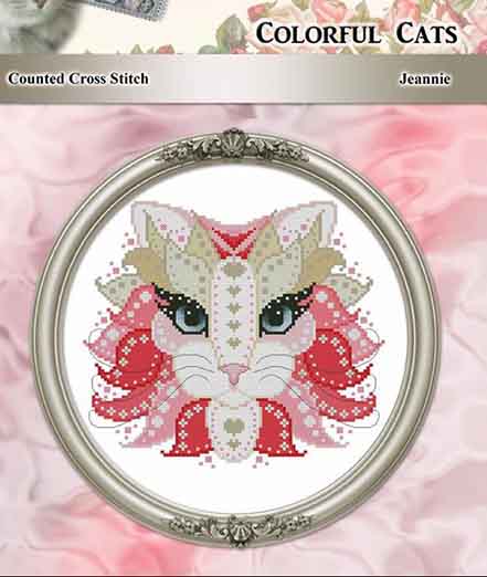 Colorful Cats Jeannie