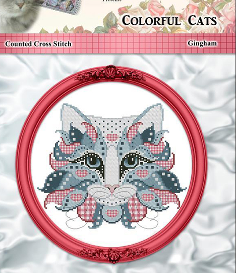 Colorful Cats Gingham