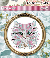 Colorful Cats Antoinette