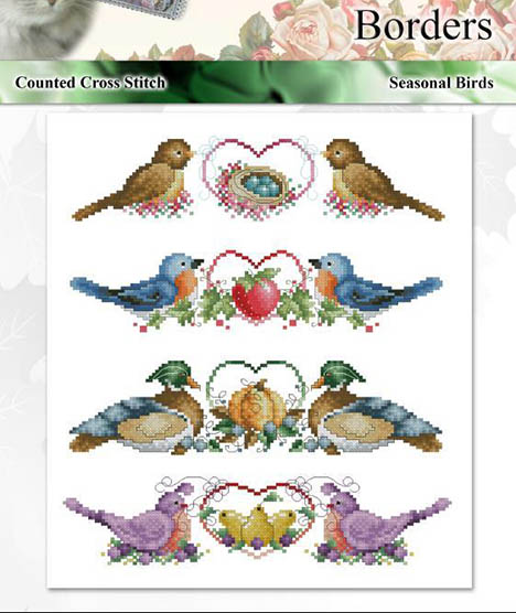 Seasonal Bird Borders