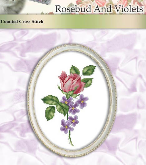 Rosebud and Violets