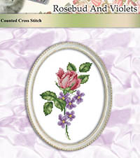 Rosebud and Violets