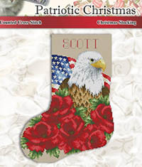 Patriotic Christmas Stocking