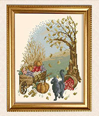 Four Seasons Cats Autumn Walk 