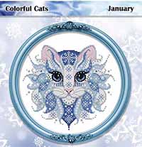 Colorful Cats January