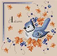 Four Seasons Birds Autumn