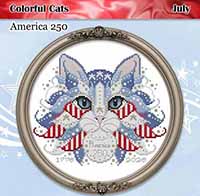 Clorful Cats July America 250