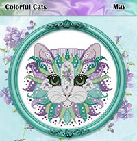 Colorful Cats - May