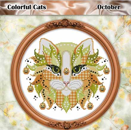 Colorful Cats October