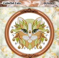 Colorful Cats October