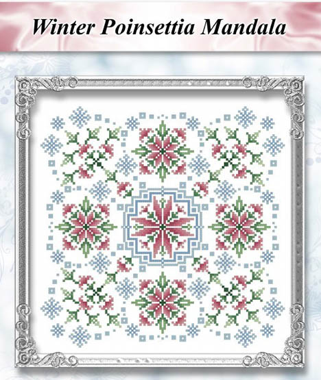Winter Poinsetta Mandala