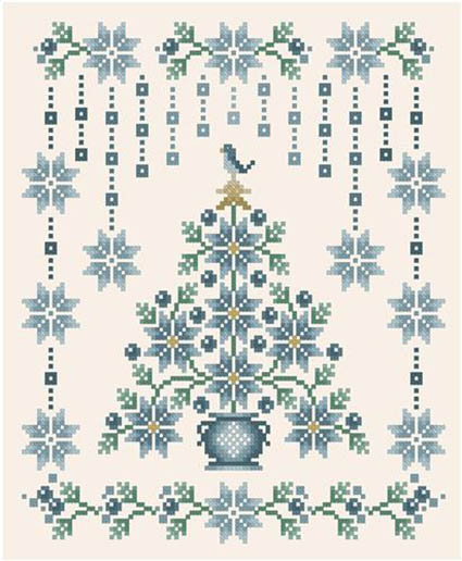 A Blue Christmas Tree