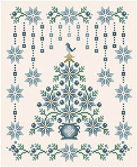 A Blue Christmas Tree
