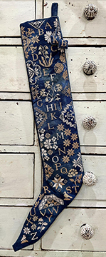 Quaker Stocking and Sampler