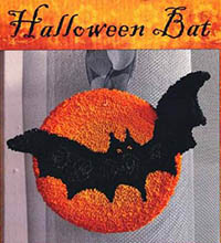 Halloween Bat Punch Needle