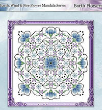 Colorful Mandalas Earth Flowers