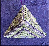Purple Biscornu