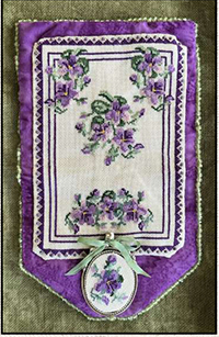 Purple Pansie Needle Book