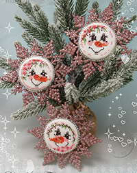 Rose Snowflakes