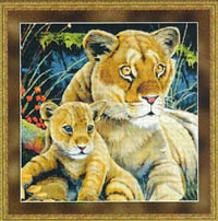 Lioness and Cub
