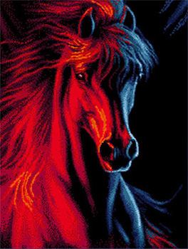 Fire & Ice - Horse          