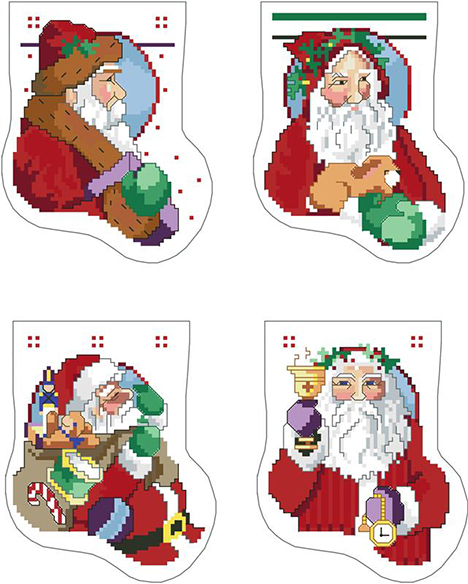 Santas Around The World Mini Stockings