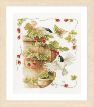 Strawberries & Birds by Marjolein Bastin Kit