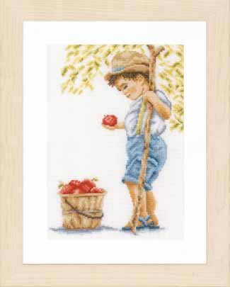 Boy With Apple Kit