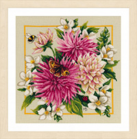 Pink Silk Dahlia Kit