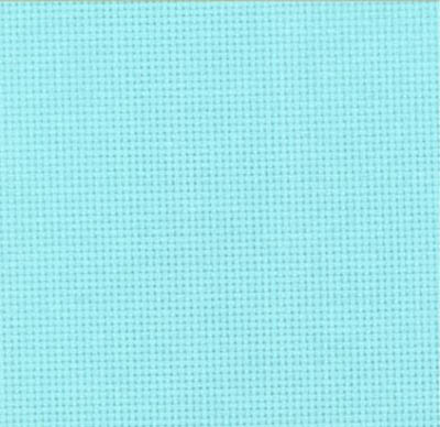 Aqua 28 Ct. Linen