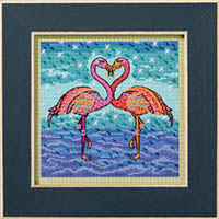 Laurel Burch Flowering Flamingos Kit