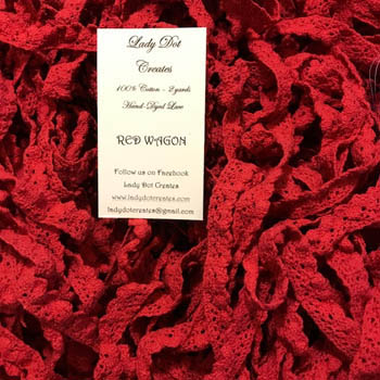 Red Wagon Lace from Lady Dot Creates