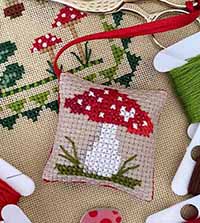 Toadstool Scissor Fob