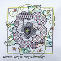 Blackwork Poppy