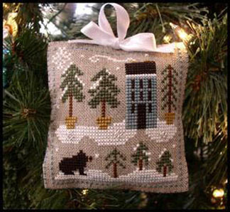 2010 Ornament #4 - Snowy Pines