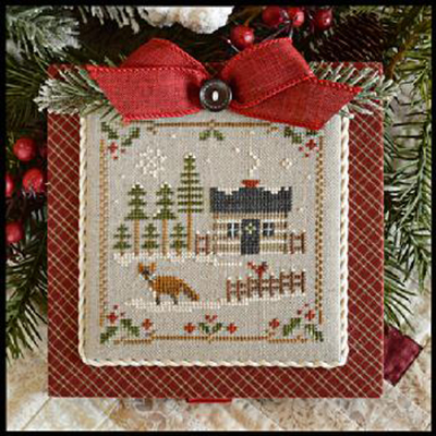 Log Cabin Christmas #3 - Log Cabin Fox