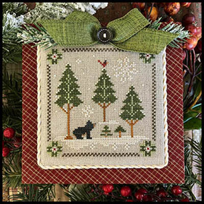 Log Cabin Christmas #4 - Log Cabin Bear