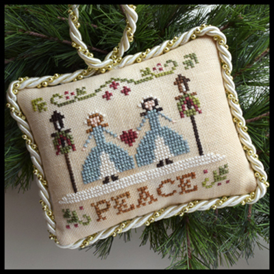 Sampler Tree Ornament #7- Peace