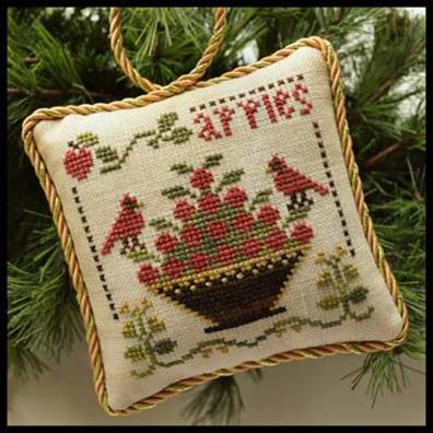 Sampler Ornament #6 - Sweet Apples